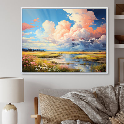 Ciel infini azur dans les Prairies - impression