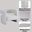 Fauteuil d'appoint en sherpa blanc