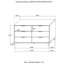 Commode 6 tiroirs Kendall - blanc