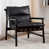 Black Faux Leather selected