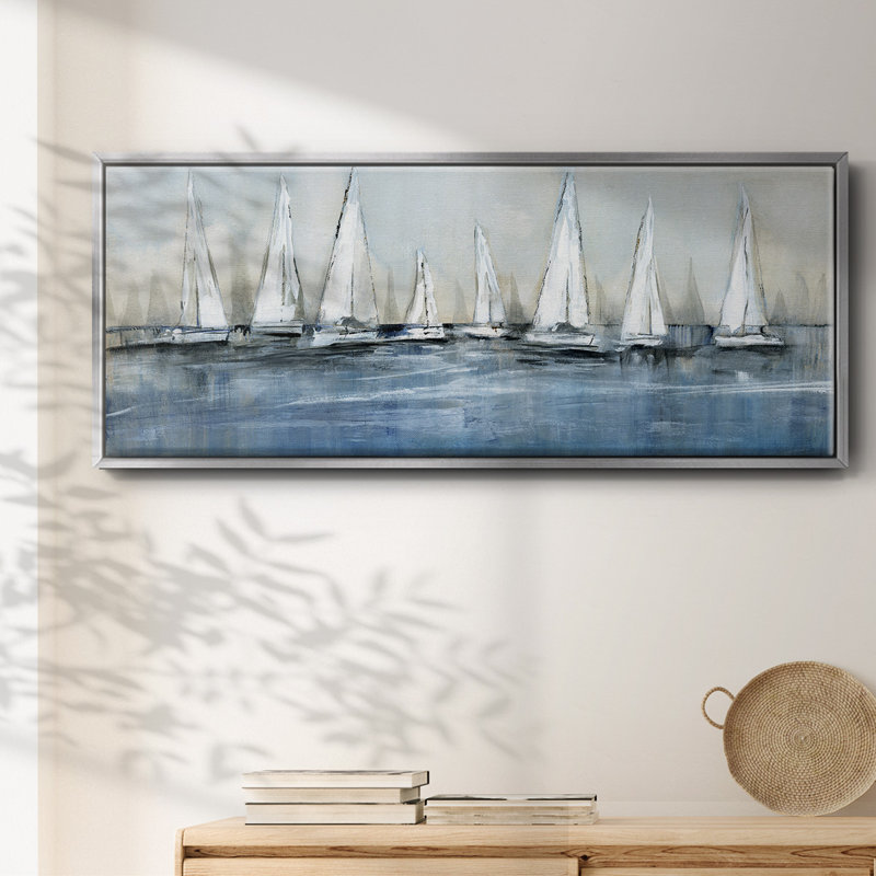 «Waiting For The Sun», reproduction d'art sur toile, Argent, H 20 po x l 50 po x P 1,5 po