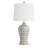 Sharie 24.5" Modern Olive Green and White Ceramic Table Lamp with 3-Way Dimming-2144214207