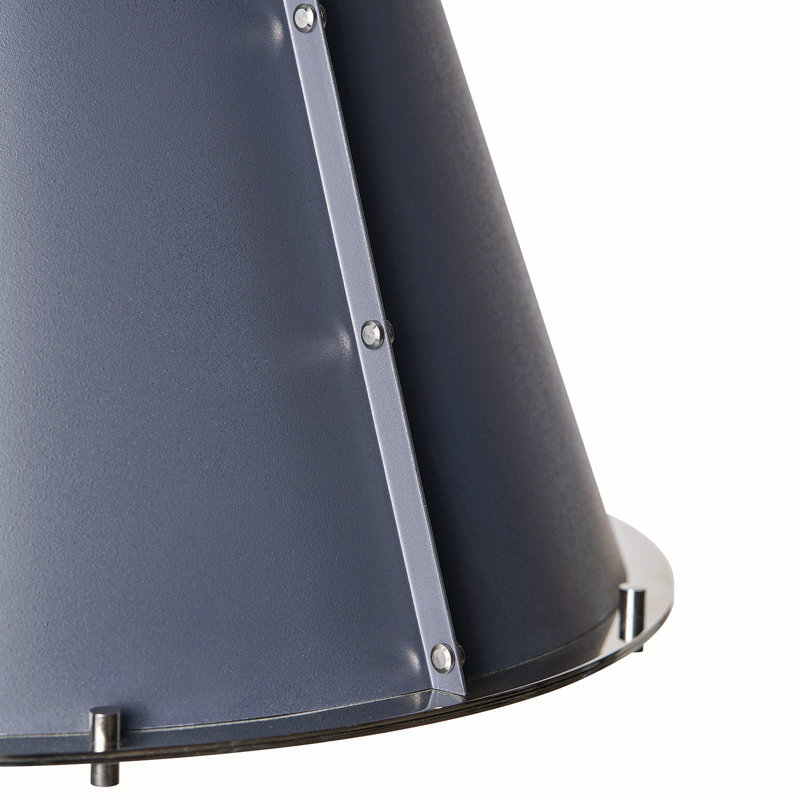French Maid Chandelier Small (Blue and Polished Nickel)