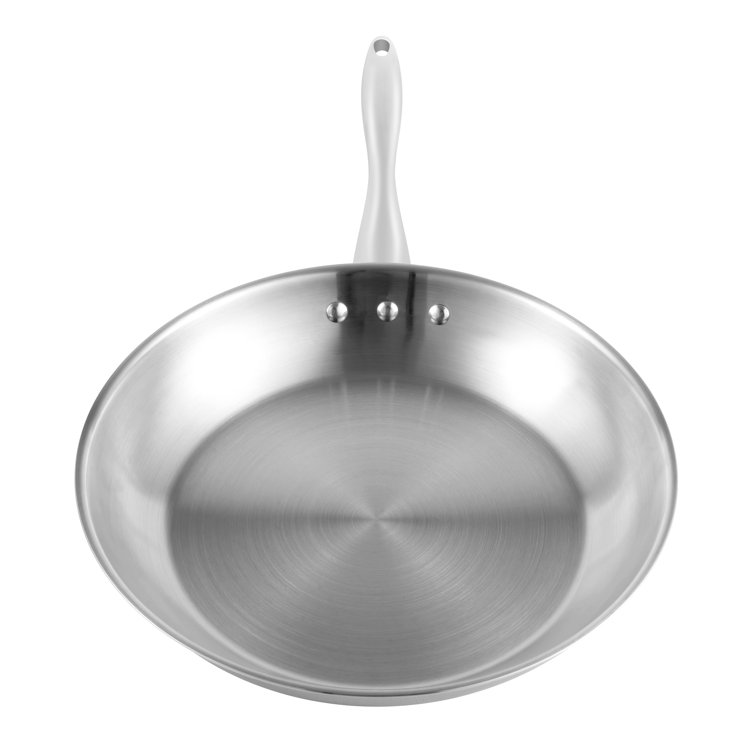  10 Stainless Steel Pan by Ozeri with ETERNA, a 100% PFOA and  APEO-Free Non-Stick Coating