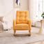 Chaise longue berçante avec repose-pieds Accent-1813445808