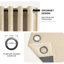 Paire de rideaux occultant avec œillets Ike-2004175623-2011040497