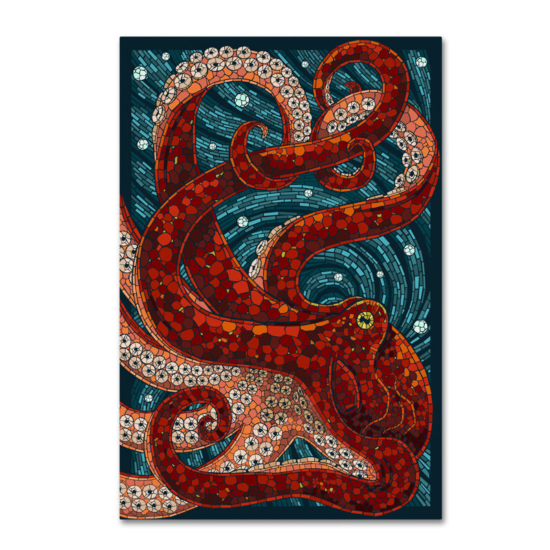 'Animal 12' Graphic Art Print on Canvas, 19" H x 12" W x 2" D