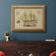 Toile encadrée de qualité supérieure Antique Ship Plan VII - prête à être accrochée-749223546-749223537