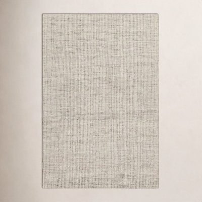 Reanne Gray Ivory Hand-Tufted Wool Rug