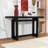 Rectangle Design Entryway Table With Pine Veneer-1811455886
