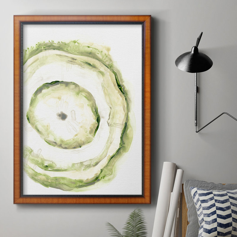 Toile encadrée de qualité supérieure Lichen Halo III - prête à être accrochée, H 20 po x l 16 po