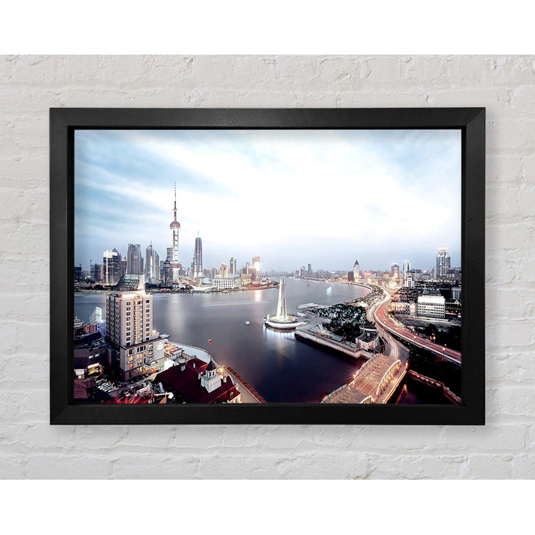 Shanghai Skyline - Single Picture Frame Print