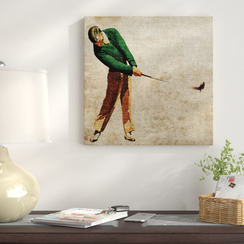 « rétro sports ii », impression sur toile, H 18 po x l 18 po x P 1,5 po