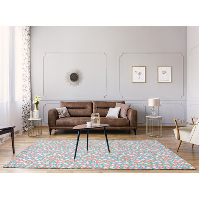 Chenille Geometric Indoor Rug