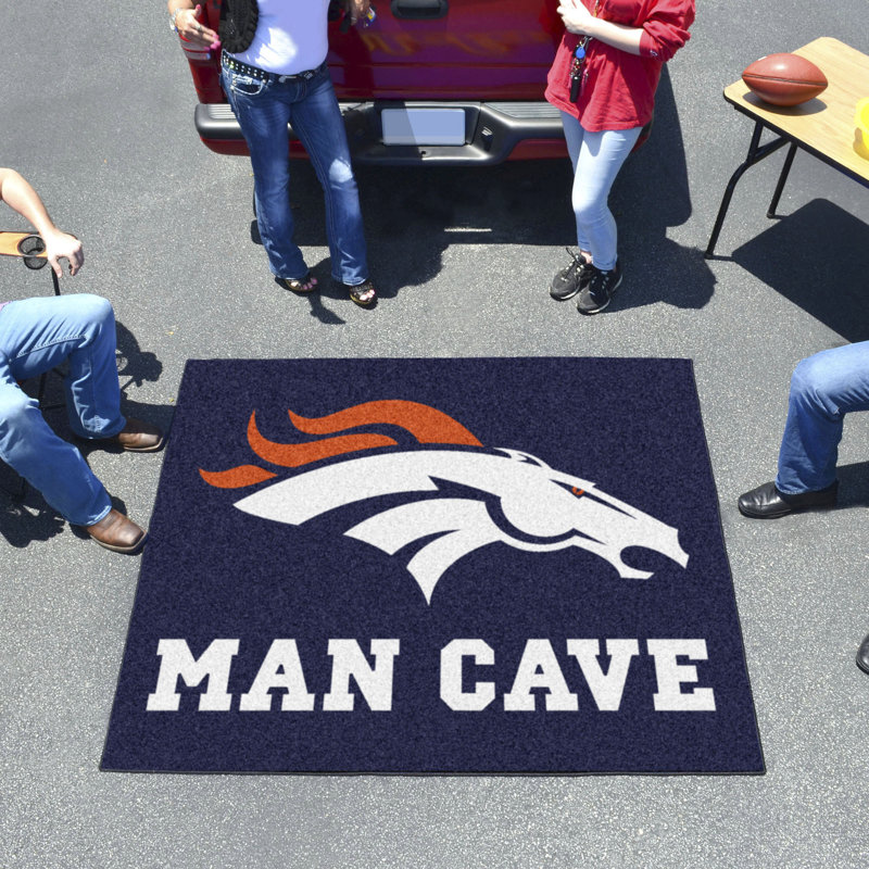 NFL Indoor Rug, Rectangle 5' x 8', Denver Broncos