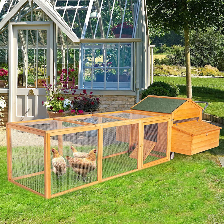 Chicken Coop With Chicken Run For Up To 7 Chickens