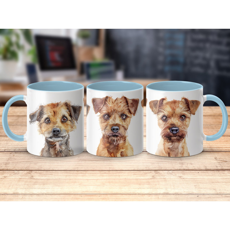 Mug, 3, Light Blue