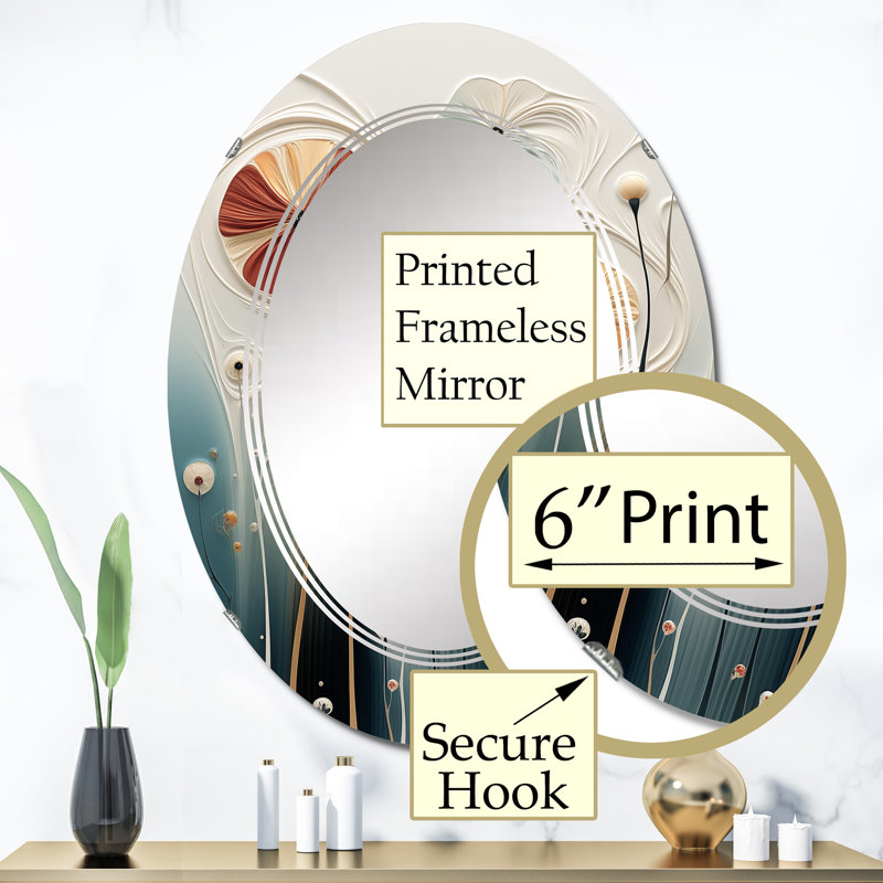Miroir mural Wahhaj, 36 po x 24 po