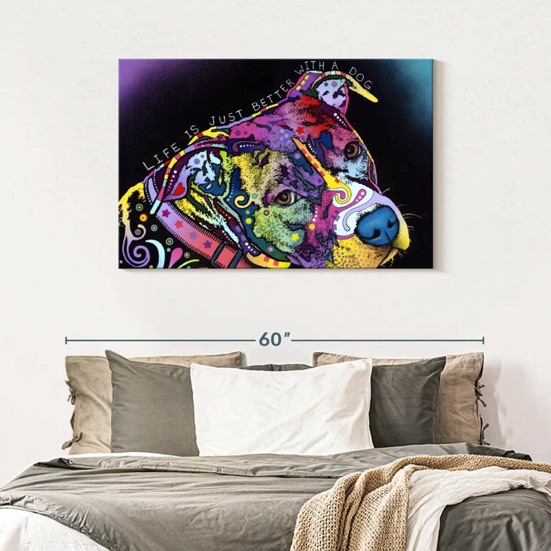 Brampt Life Is Just Better, 30" H x 45" W