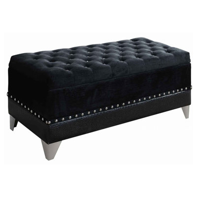 Dasher Upholstered Flip Top Storage Bench