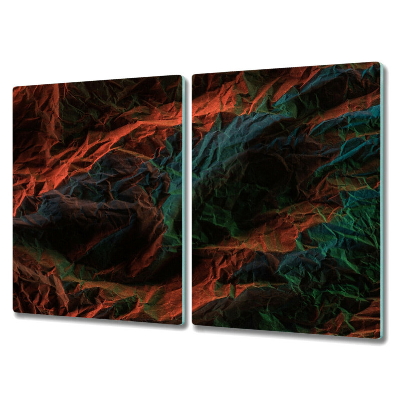 Barlet Tempered Glass Rocks Chopping Board, 52cm x 40cm