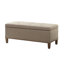 Banc de rangement en tissu