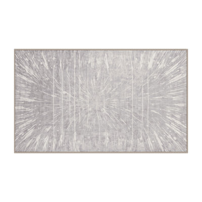 Machine Washable Beige Area Rug