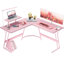 Sherri L Shaped Gaming Computer Desk with Large Monitor Stand