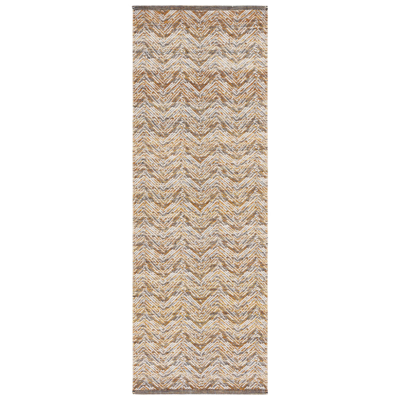 Allyria Flat Weave Wool Geometric Rug, Runner 2'3" x 7'