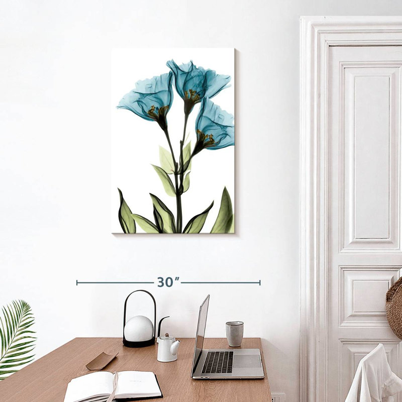 Harnek Gentian, 30" H x 20" W
