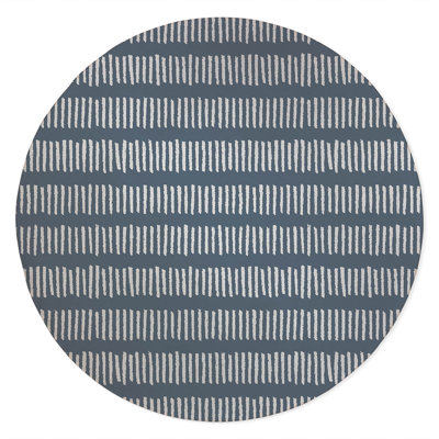 Fencing Rows Non-Slip Outdoor Rug