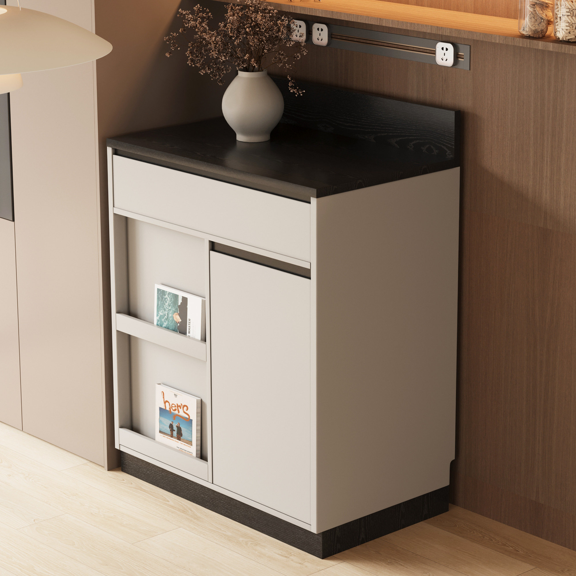 Ebern Designs Gorlest Multifunctional Storage Cabinet - Wayfair Canada