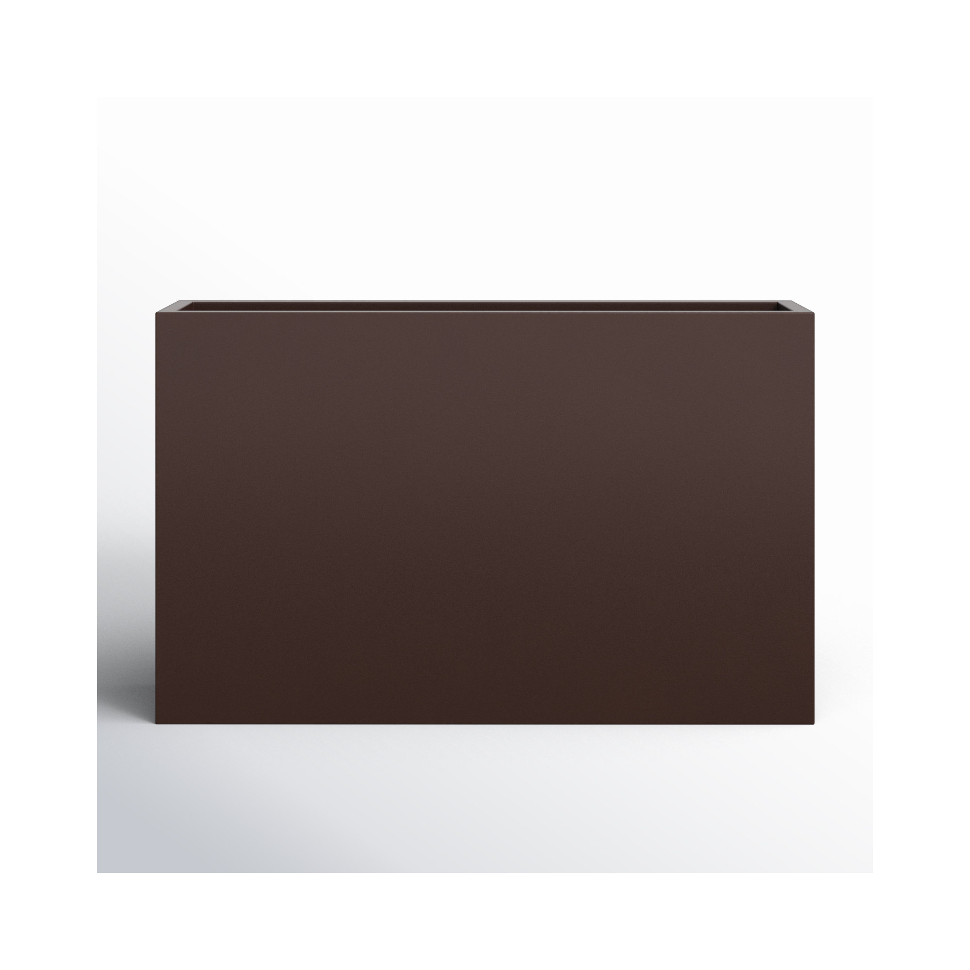 Connoisseur Handmade Planter Box, 30" H x 48" W x 12" D, Brown