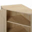 Armoire d'angle, rotin, porte, tables autoportantes