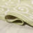 Dauphinais Vintage Filigree Textured Weave Green/Cream Indoor/Outdoor Rug-1189449102