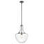 Suspension Kichler Everly Olde Bronze 19,75 po à une lumière avec abat-jour transparent en forme de larme-1268284790-1254475803-1254441226