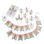 Ensemble de décoration de paillettes licorne 9 pièces