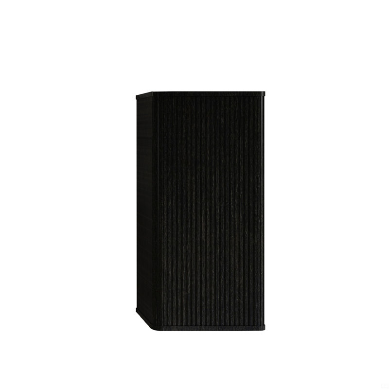 Armoire latérale flottante, armoire de rangement murale Floatingbathroom, Brun-noir