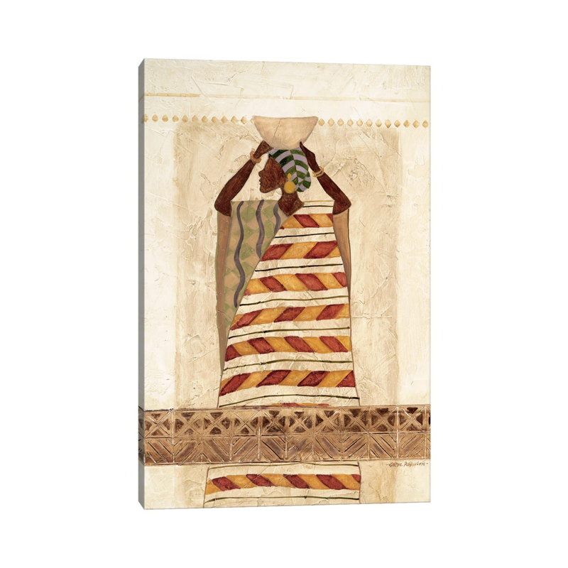 African Beauty II by Carol Robinson - Print on Canvas, 66.04 cm H x 45.72 cm W x 1.91 cm D, Wrapped Canvas