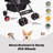 Jespet 4 Wheel Dog Stroller, 36-in, Black-122036352