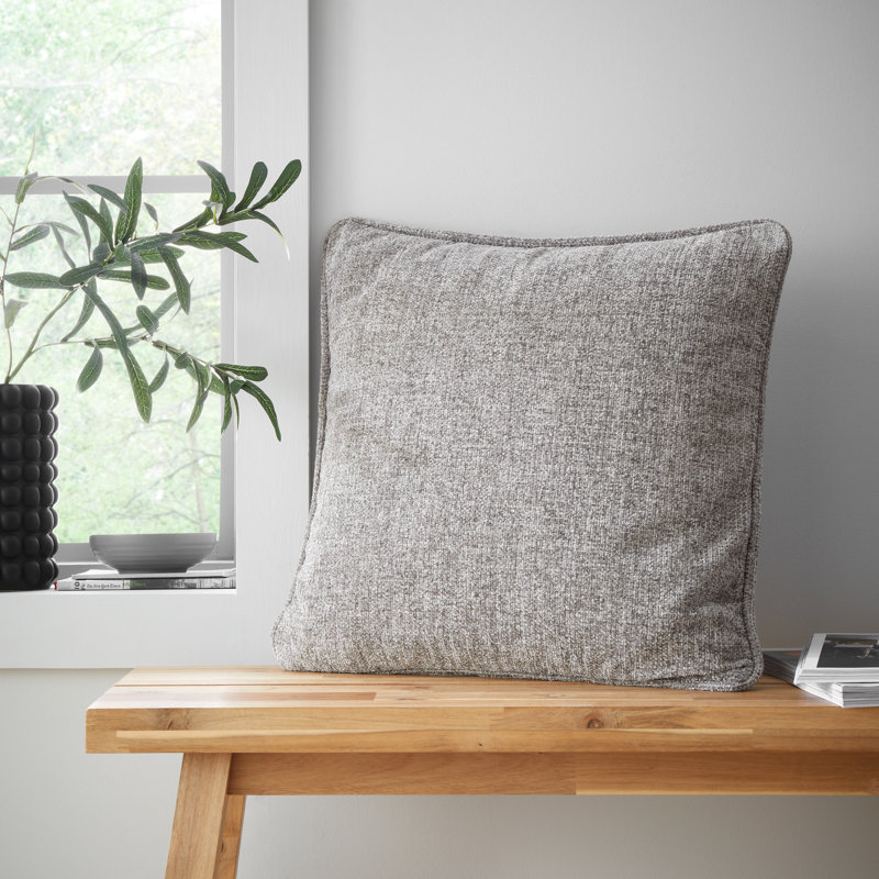 Wilson Plain Cushion Cover, Grey