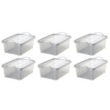 Life Story 55 Quart Stackable Home Organization Lidded Storage Container