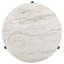 Table basse ronde en simili marbre Tandi