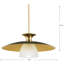 Luminaire suspendu conique à 1 lumière Willer-88566646