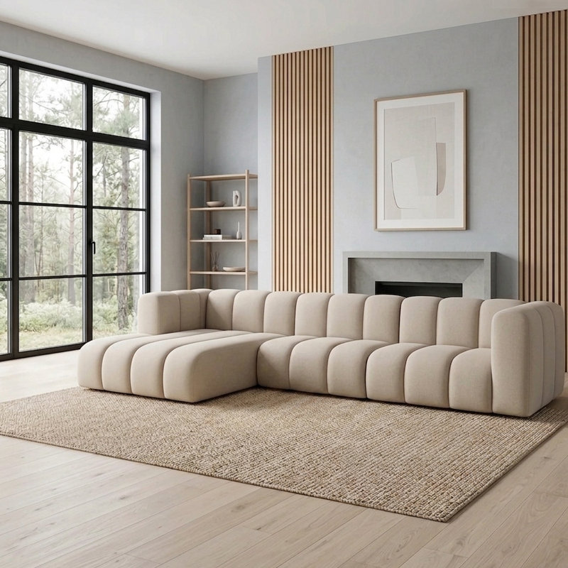 3 Seater Corner Sofa, Left Hand Facing