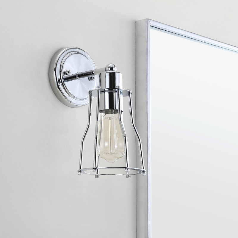 Gillam Metal Vanity Light, Chrome, 1