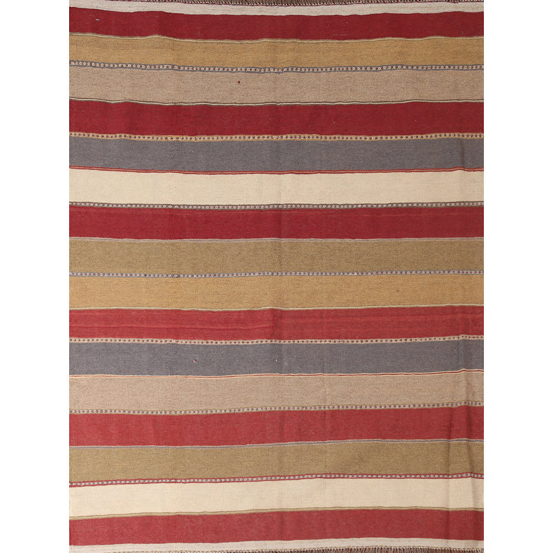 Tapis rayé kilim 5 x 7
