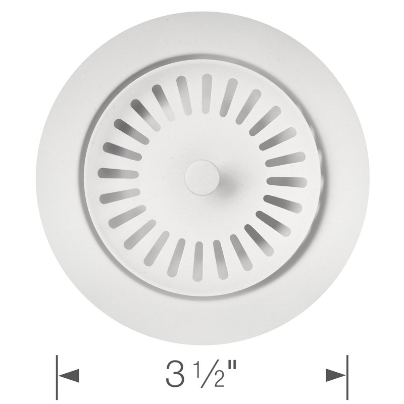 SILGRANIT-Matched Metal Basket Strainer, White