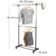 Adjustable Rolling Clothing Rack