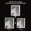 Aluminium Rectangle Wall Mirror Set